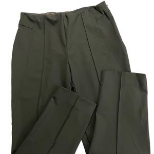 Escada Dark Green Ankle Pants
